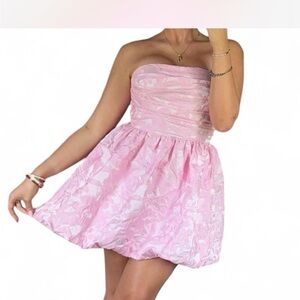 Amanda Uprichard Pink Mini Dress